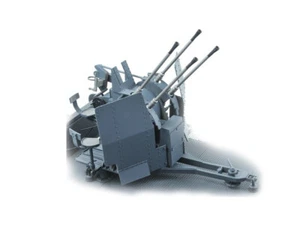 1:16 FLAKVIERLING 20MM FOR SDKFZ 7/1 , Wespe resin cannon ready-built 16009 - Picture 1 of 2