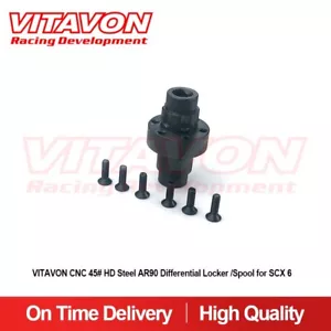 VITAVON CNC 45# HD Steel AR90 Differential Locker /Spool for SCX 6 - Picture 1 of 3