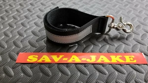 Feuerwehr Handschuhband 1,5" breit Nylon mit 3M silber reflektierend Sav-A-Jake - Bild 1 von 3