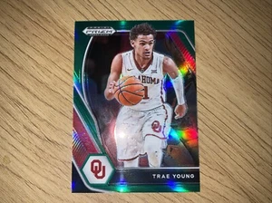 2021-22 Panini Prizm Draft Picks - Green Prizm #78 Trae Young - Bild 1 von 2