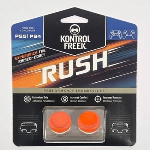 KontrolFreek Rush Orange & White Performance Thumbsticks für PS4/PS5 - Bild 1 von 2