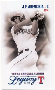 Texas Rangers Alumni Legacy Team Issued Postcard J.P. Arencibia SGA - Picture 1 of 1