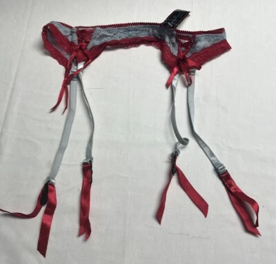 Native Intimates Garter Belt Lace RED  S 5 M 6 L 7   NWT - Image 1 of 4