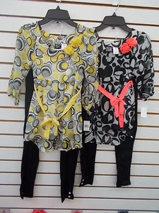 Toddler & Girls Pogo Club $48 2pc Sheer Shirt & Leggings Sets Size 2T - 14/16 - Picture 1 of 13