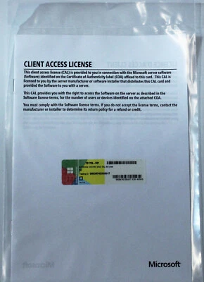 Microsoft Windows Server 2012 / 2012 R2 - CAL 50 User - Multilingual - Bild 1 von 2