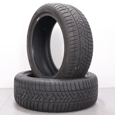 2x Winterreifen Pirelli Winter Sottozero 3 225/45R18 91H MO 5,5-6mm DOT19/20 - Bild 1 von 4