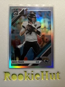 Panini Donruss Optic Silver Prizm Nick Foles #47 Jaguars/Bears 2019 - Imagen 1 de 2