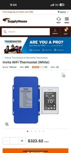 TEKMAR T-STAT WIFI MODEL 564. - Picture 1 of 3