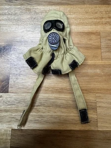 Maschera antigas vintage GI Joe collezione classica ottime condizioni usata tessuto marrone - Foto 1 di 4