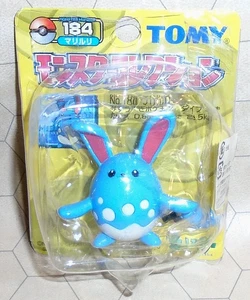 Pokemon Azumarill 2" Figure OOP Takara Tomy Yellow Series #184 - Japan Import - Picture 1 of 5