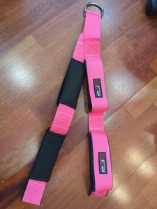 Weight Lifting Wrist Straps Wrist Wraps Weight Lifting Neoprene PINK aids - Picture 1 of 12