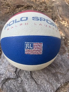 Polo deportivo Ralph Lauren vintage años 90 baloncesto rojo blanco azul pelota Rawlings  - Imagen 1 de 12