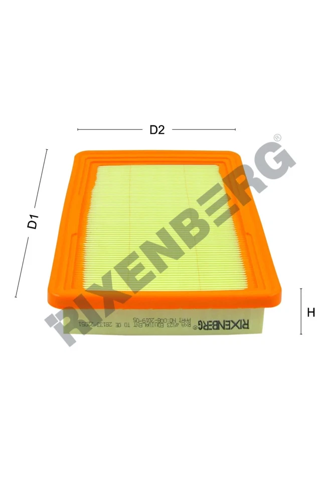 Rixenberg Air Filter for Hyundai Accent 1.5i 1994-2000 28113-22051 C255 RXA 4523 - Image 1 of 1