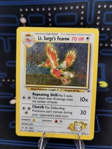 Pokemon - Lt. Surge´s Fearow - 7/132 - Gym Heroes - Vintage - Holo - englisch - Bild 1 von 2