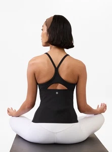 Canotta reggiseno integrato Athleta Vital - media - nera - nuova con etichetta - Foto 1 di 5
