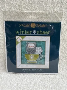 Mill Hill X Debbie Mumm 2015 Invierno Alegría Punto de Cruz Kit Búho CÁLIDO Y SABIO - Imagen 1 de 3