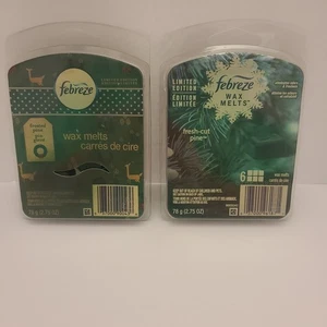 2 cubos de cera Febreeze derrite aroma a pino 6 en paquete descontinuados Nuevo de Lote Antiguo - Imagen 1 de 2
