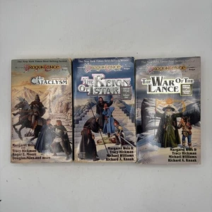 DragonLance Saga Tales II Trilogy Complete Volume 1-3 Set Paperback Lot - Foto 1 di 3
