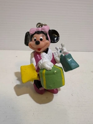 Applause Vintage Disney MINNIE  MOUSE with presents Keychain Keyring - Image 1 of 4