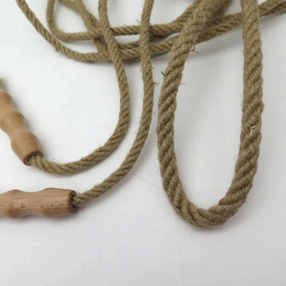 munabo Springseil 5 m, Jute, Holzgriffe