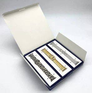 Correas intercambiables para Apple Watch Kessaris plateadas, doradas o leopardo Panther - Imagen 1 de 5