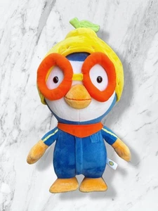 Peluche pupazzo peluche 15" cartone animato coreano Pororo Il piccolo pinguino limone - Foto 1 di 4