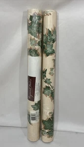 2 Raymond Waites Vinyl Ivy Vine Wallpaper Double Rolls Pattern 586050 1 Sealed - Picture 1 of 11