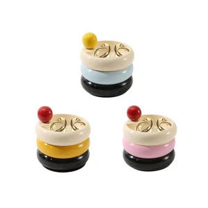 Rotatable Jewelry Box Storage Organiser Box Display Rings Necklaces Modern Multi - Picture 1 of 19