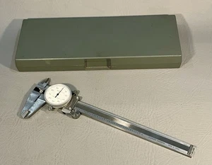 Zifferblatt Messschieber 0,001" Edelstahl gehärtet mit Schmucksteinen besetzt in Aufbewahrungsbox - Bild 1 von 8