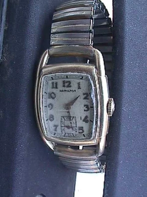 PIEZAS DE RELOJ VINTAGE Hamilton Dodson Lleno de Oro 10K Foto 1 de 4