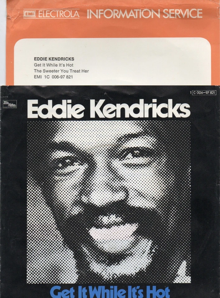 Motown  Sg.  - EDDIE KENDRICKS  -  GET IT WHILE IT`S HOT   mit Product Facts - Bild 1 von 1