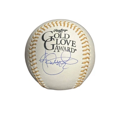 Andrew McCutchen Piratas de Pittsburgh Autografiado Guante de Oro Premio Béisbol JSA Foto 1 de 3