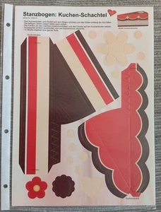 Stanzbogen "Kuchen-Schachtel" - Bild 1 von 9