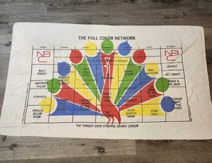 Toalla promocional vintage 1968 NBC TV Star Trek Laugh-In Disney Johnny Carson - Imagen 1 de 17