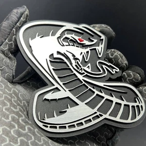 1PC Shelby GT Cobra Snake Emblem – Durable 3D Acrylic Mustang Badge - Picture 1 of 12