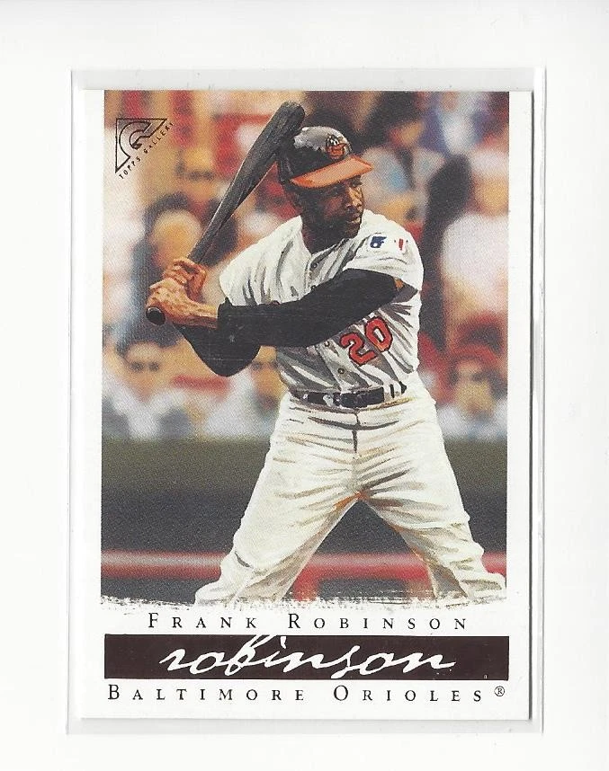 2003 Topps Gallery HOF #63B Frank Robinson Orioles Variation SP! - Image 1 of 1