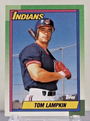 1990 Topps #172 - Tom Lampkin - Cleveland Indians - Near Mint - Image 1 of 2