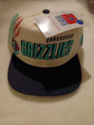 Vancouver Grizzlies Deportes Especialidades Bloque de Sombra Snapback Sombrero Nuevo con Etiquetas Raro Limpio Foto 1 de 4