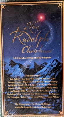 A Very Rudolph Christmas 1999 3 CD Set with 40 Page Holiday Songbook Foto 1 de 2