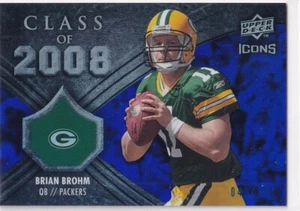 2008 UD ICONS BRIAN BROHM CLASS OF 2008 BLUE PARALLEL /250 #3 - Bild 1 von 1