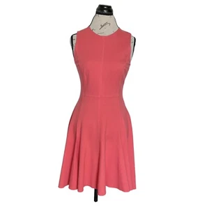 Halston Heritage Womens Dress Sz 4 Fit & Flare Mini Stretch Sleeveless Cocktail - Picture 1 of 14