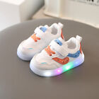 BABY SHOES LED FLASHING FOR BOYS GIRLS RUNNING GYM TRAINERS FREE SHIPPING UK