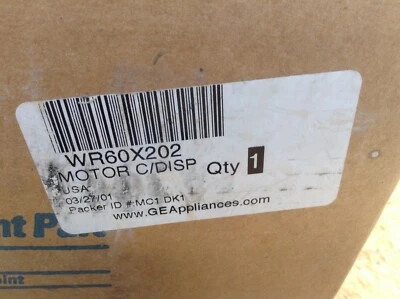 Новый GE двигатель, шаг, шнек GE #WR60X202 заводская коробка #MOD 3728UP-525 - Изображение 1 из 4