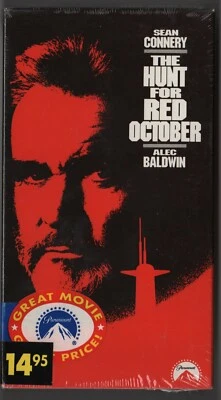 The Hunt For Red October on VHS Brand New, Never Opened!  Foto 1 de 2