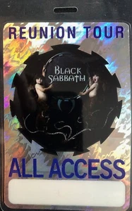 Pase laminado backstage Black Sabbath All Access 2 - Imagen 1 de 1