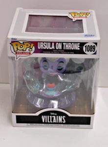 Funko POP! Deluxe Disney Villains Ursula on Throne 1089 The Little Mermaid - Picture 1 of 2