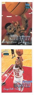Lot of 2 1997-98 Fleer Tiffany Collection #260 Calbert Cheaney #332 Keith Booth - Image 1 of 2