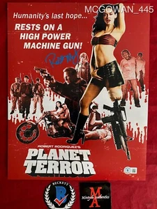 Foto autografata Rose Mcgowan firmata 11x14 Planet Terror Beckett COA - Foto 1 di 3