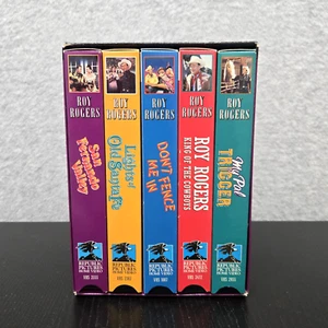 Vtg Roy Rogers Collection 1992 VHS Tape Box Set of 5 King of Cowboys Trigger - Picture 1 of 17