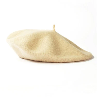 Mujer Clásico Estilo Francés Lana Boina Cálida Invierno Sombrero Suave Gorro Gorra Regalo↟ Foto 1 de 4
